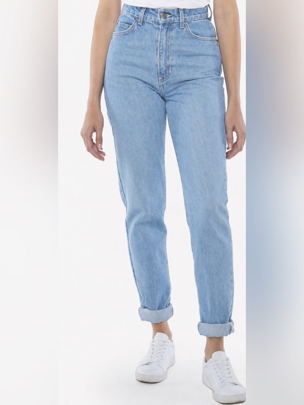 American Apparel Light Blue Boyfriend Jeans